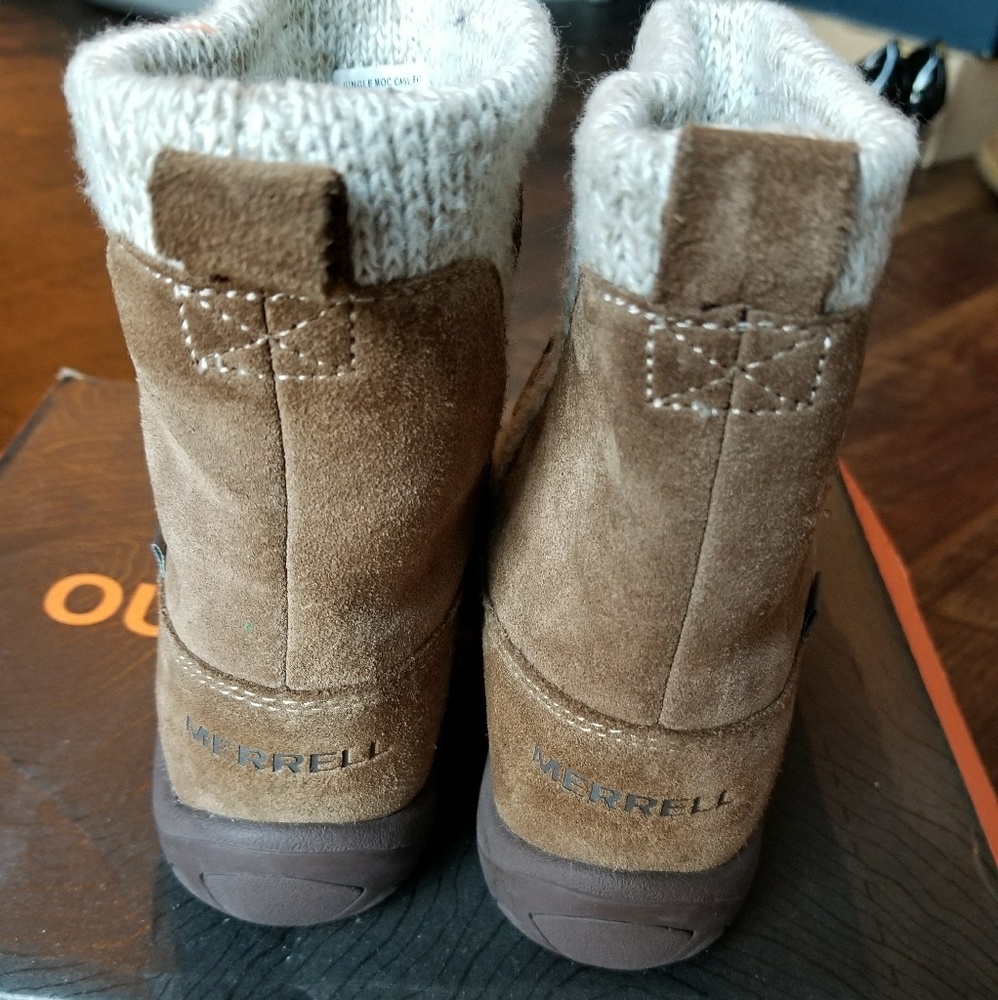 Merrell Jungle Moc Waterproof Cold Weather Boots - Picture 5 of 8